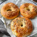 Simple 3 Ingredient Protein Bagels - Air Fryer Recipe