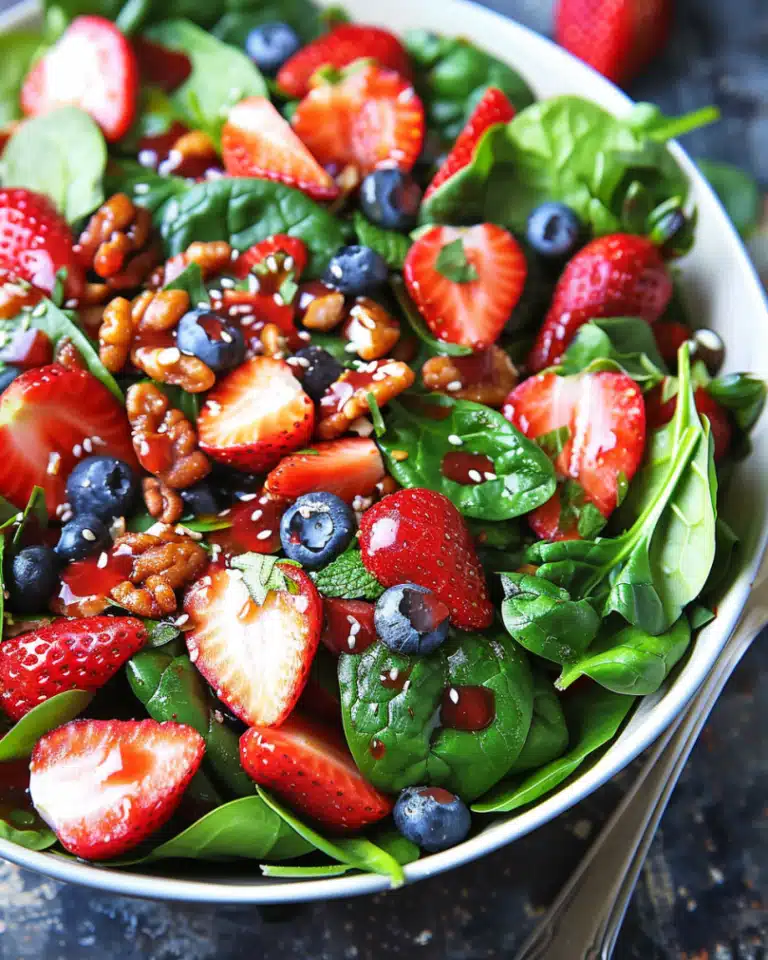 Strawberry Spinach Salad Recipe