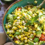 Summer Corn Salad with Avocado Recipe