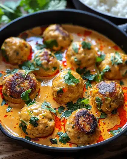 Thai Chicken Meatballs