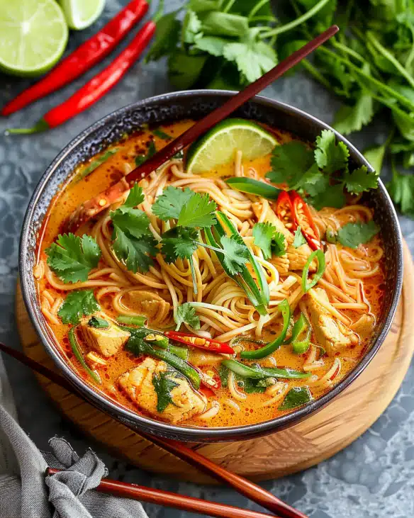 Thai Red Curry Noodle Soup