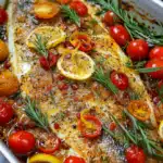 Mediterranean Baked White Fish