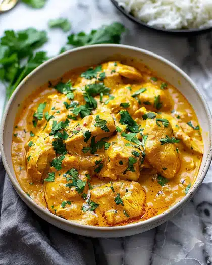 Slow Cooker Chicken Korma Recipe