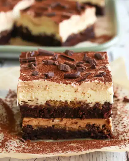 Tiramisu Brownies