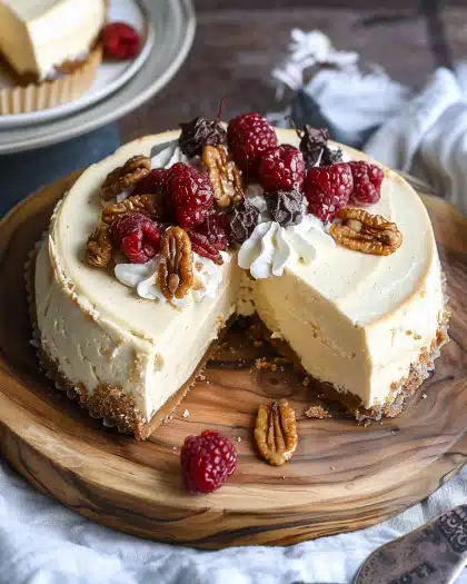 Brown Butter Vanilla Bean Cheesecake