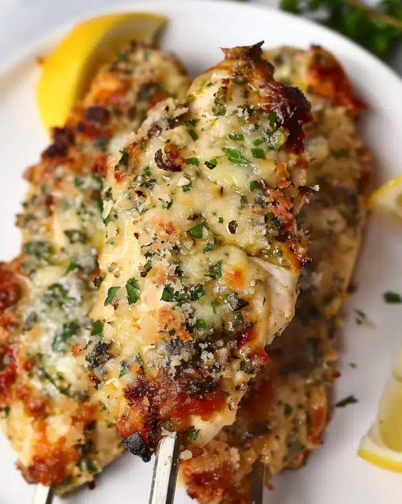 Garlic Parmesan Chicken Skewers