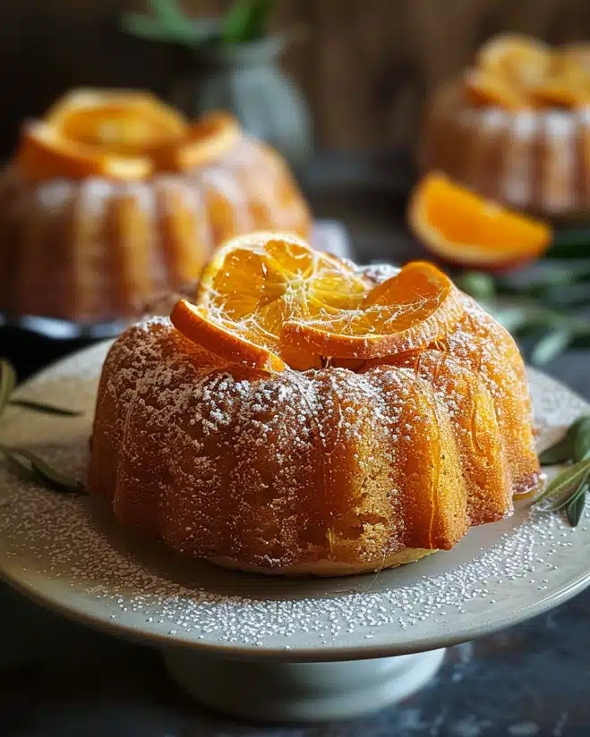 Orange Ginger Honey Cakes
