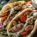 Greek Chicken Gyros