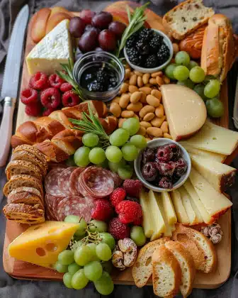 7 Minute Brunch Cheese Board