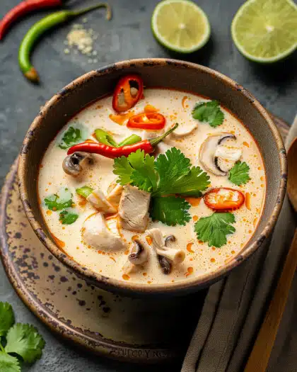 Authentic Tom Kha Gai Soup