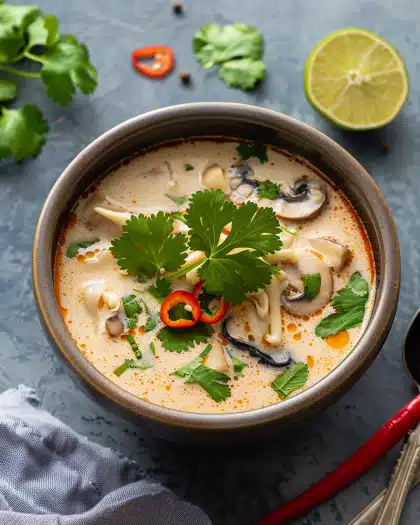 Authentic Tom Kha Gai Soup