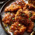 Baked Crunchy Hot Honey Chicken