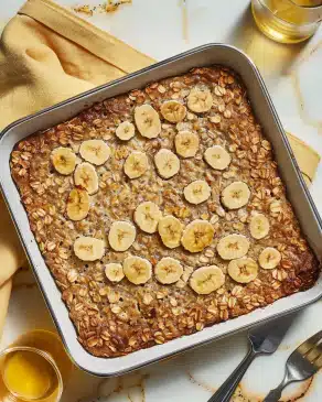 Banana-Bread Baked Oats