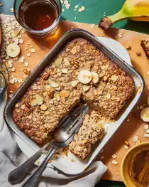 Banana-Bread Baked Oats
