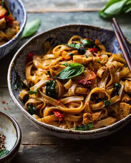Better Than Takeout Thai Drunken Noodles.