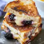 Blackberry-Peach Grilled Cheese