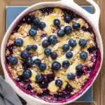 Blueberry Cheesecake Baked Oats