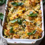 Broccoli Cheddar Chicken and Rice Casserole
