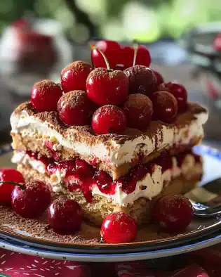 Cherry Amaretto Tiramisu