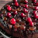 Chocolate Cherry Upside Down Cake
