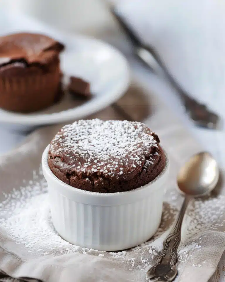 Chocolate Soufflé (low-fat)