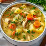 Comforting Chicken Soup with Potatoes