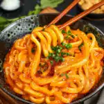 Creamy Gochujang Udon Noodles