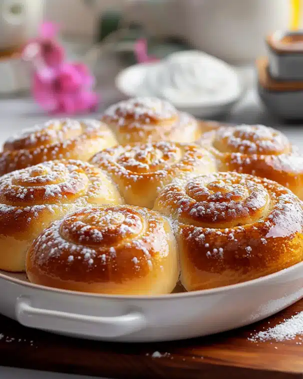 Delicious Vanilla Pan de Mallorca Rolls