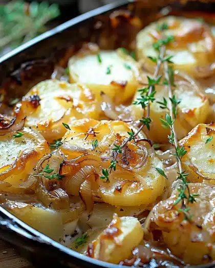 Easy French Onion Potato Bake Recipe