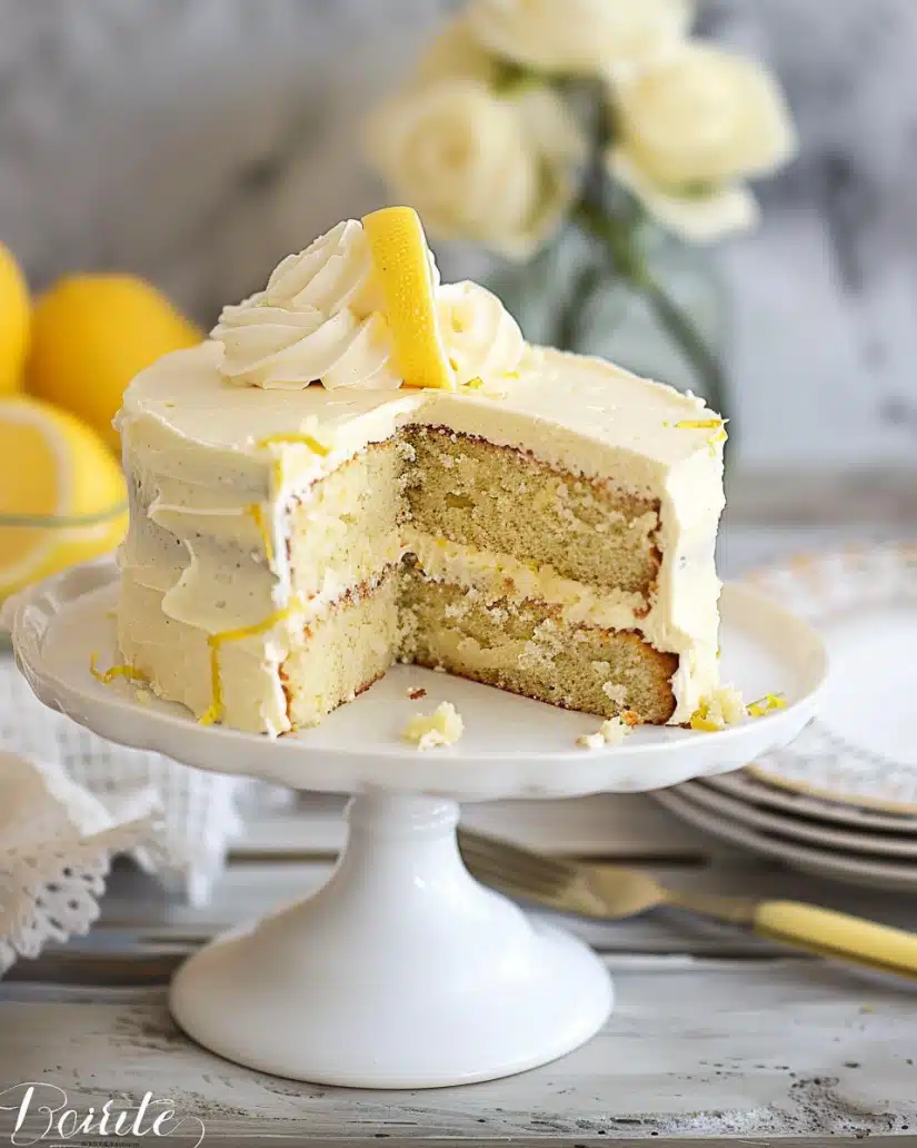Easy Lemon Birthday Cake Recipe