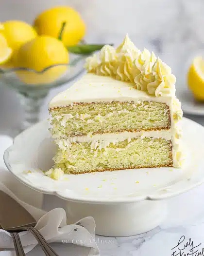 Easy Lemon Birthday Cake Recipe