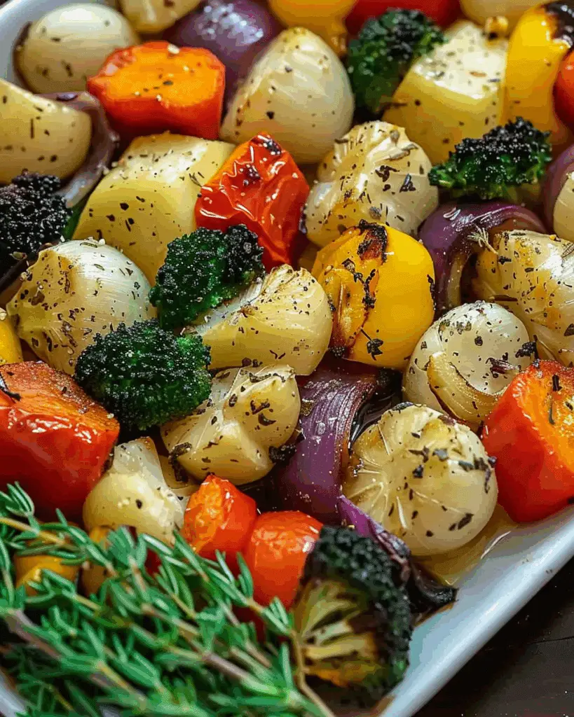 Garlic Roasted Vegetables Recipe