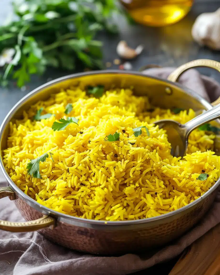 Garlic Turmeric Rice