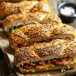 Gevlochten Sesambroodjes met Kip