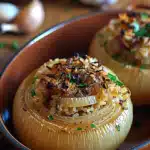 Greek Stuffed Onions