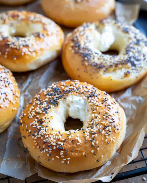 Greek Yogurt Bagels