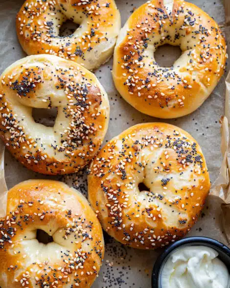 Greek Yogurt Bagels