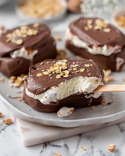 Greek Yogurt Ice Cream Bars