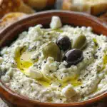Green Olive and Feta Cheese Dip