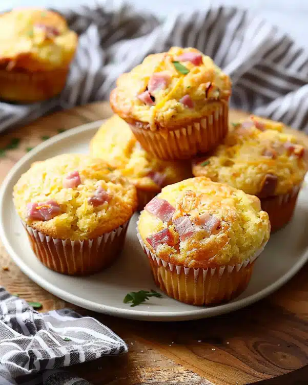 Ham and Cheese Muffins