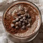 High Protein Chocolate Chia Pudding