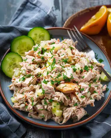 High Protein Cottage Cheese Tuna Salad