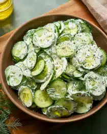 High-Protein Creamy Cucumber Salad