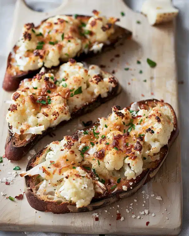 Ina Garten’s Cauliflower Toasts