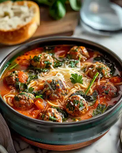 Italian Meatball Soup
