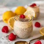 Lemon Cream Chia Pudding with Oat Milk