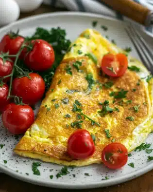 Loaded Veggie Omelet Rich in Flavor and Nutrition