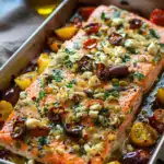 Mediterranean Salmon Bake