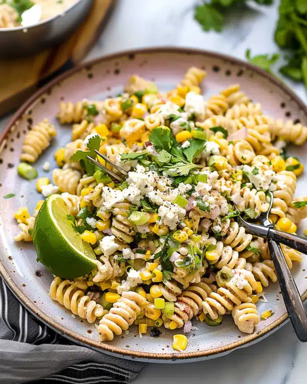 Mexican Street Corn Pasta Salad