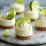 Mini Key Lime Cheesecakes
